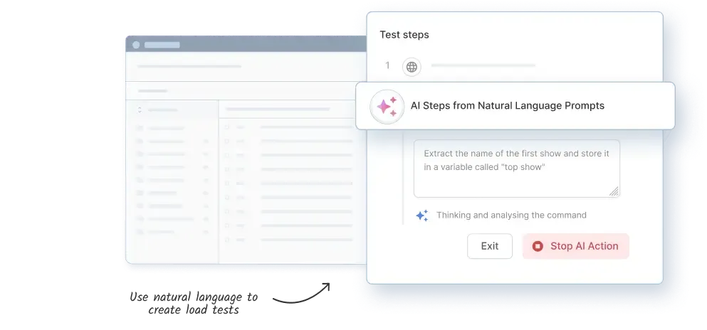 Use natural language to create production ready load test scripts Use natural language to create production ready load test scripts